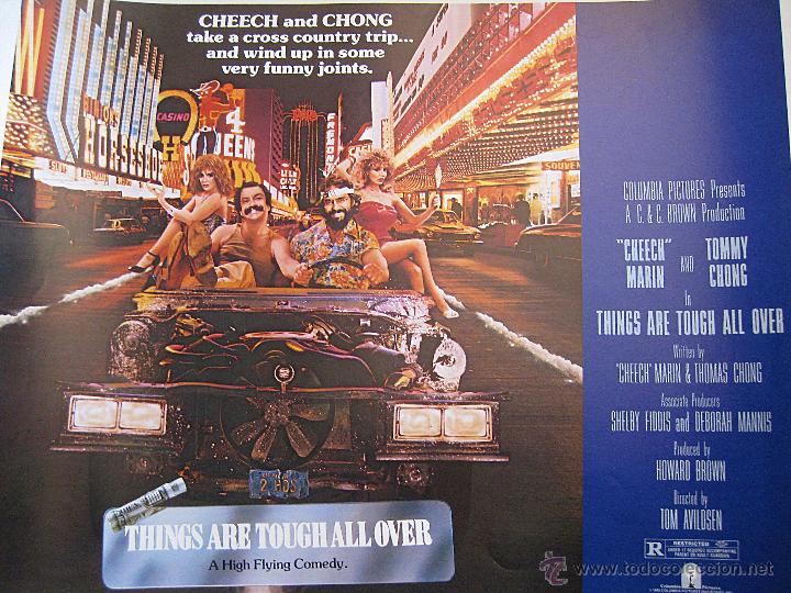 Cine: Todo est&aacute; muy duro cartel original Estados Unidos Cheech Chong humor de porretas