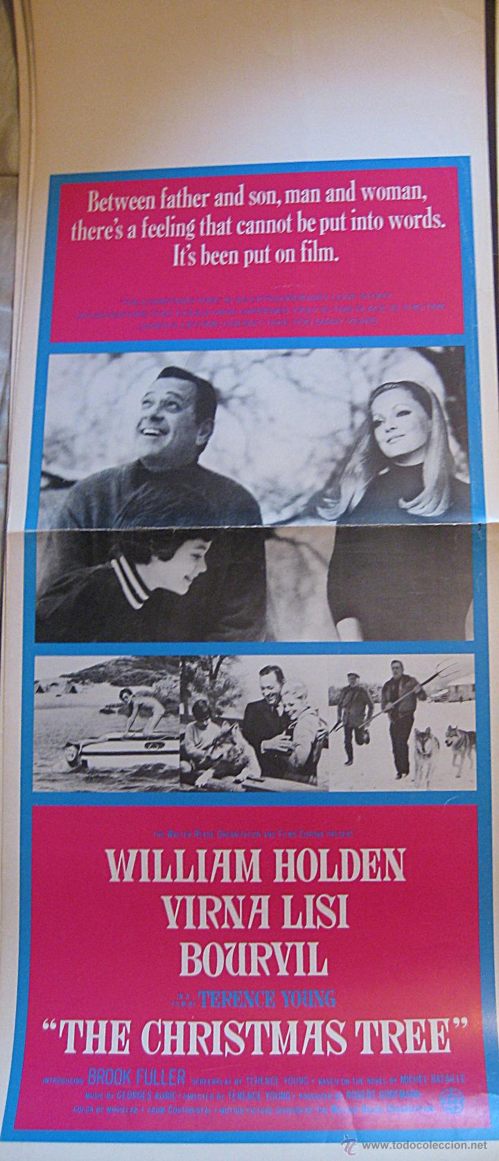 Cinema: Vidas truncadas cartel original Estados Unidos The christmas tree Willian Holden Virna Lisi T. Young