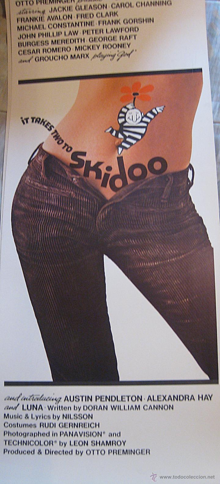 Cine: Skidoo cartel original Estados Unidos Groucho Marx Mickey Rooney Jackie Gleason Otto Preminger
