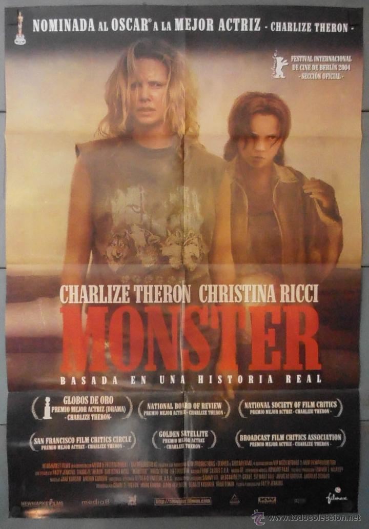 Cinema: (13010)MONSTER, CARTEL DE CINE ORIGINAL 70x100 APROX,CONSERVACION,VER FOTO