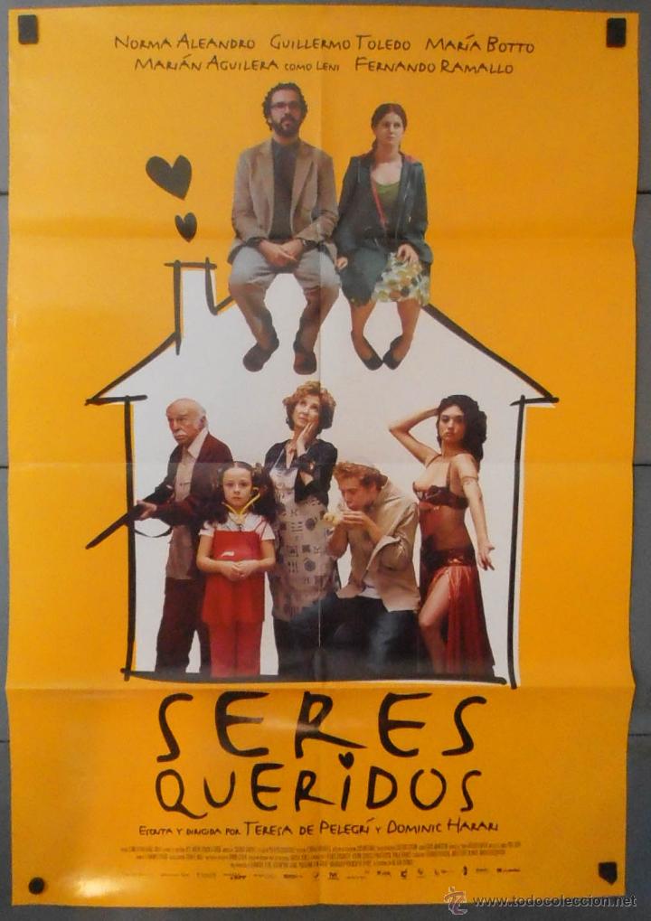 Cine: (13024)SERES QUERIDOS, CARTEL DE CINE ORIGINAL 70x100 APROX,CONSERVACION,VER FOTO