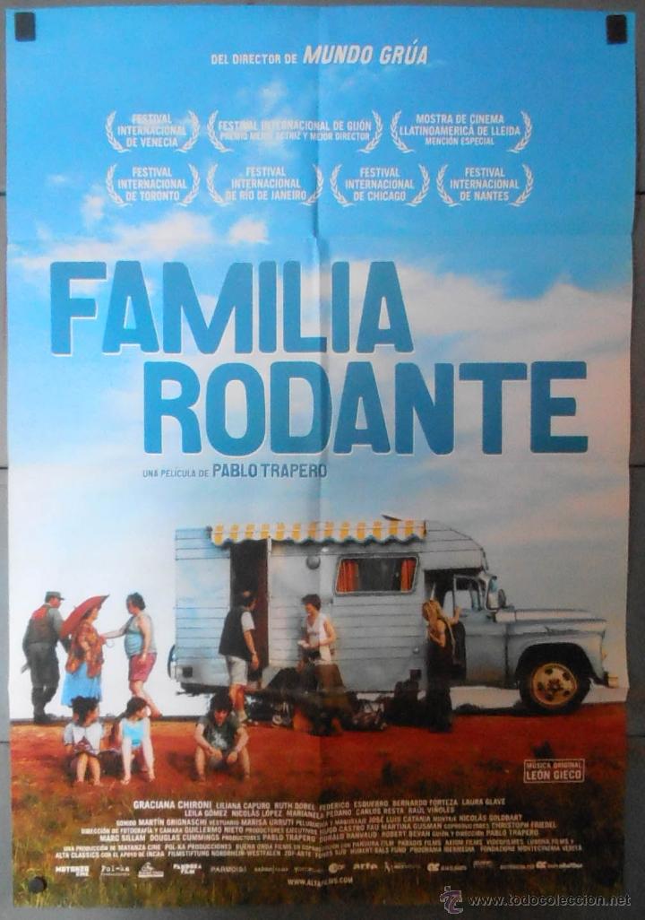 Cine: (13048)FAMILIA RODANTE, CARTEL DE CINE ORIGINAL 70x100 APROX,CONSERVACION,VER FOTO