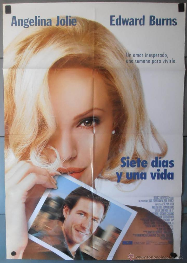 Cine: (13090)SIETE DIAS Y UNA VIDA, CARTEL DE CINE ORIGINAL 70x100 APROX,CONSERVACION,VER FOTO