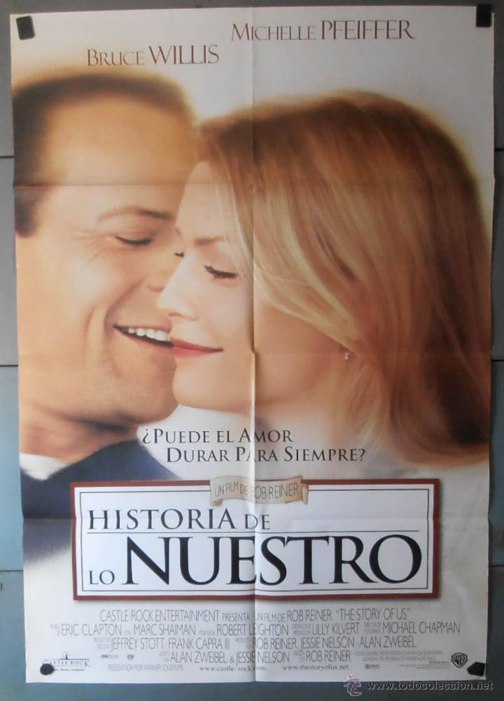 Cine: (13113)HISTORIA DE LO NUESTRO, CARTEL DE CINE ORIGINAL 70x100 APROX,CONSERVACION,VER FOTO