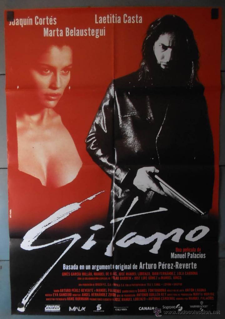 Cinema: (13114)GITANO, CARTEL DE CINE ORIGINAL 70x100 APROX,CONSERVACION,VER FOTO