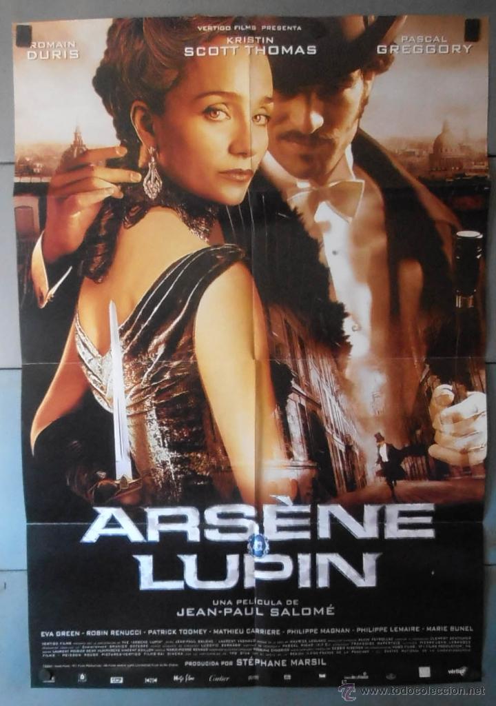 Cinema: (13118)ARSENE LUPIN, CARTEL DE CINE ORIGINAL 70x100 APROX,CONSERVACION,VER FOTO