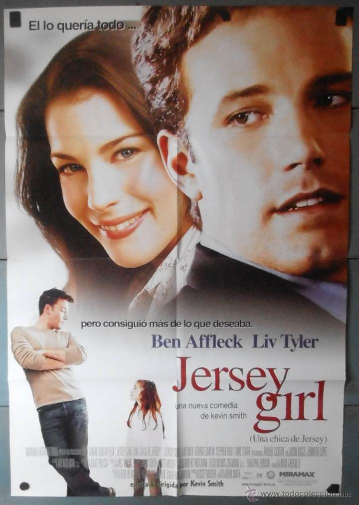 Cine: (13130)JERSEY GIRL, CARTEL DE CINE ORIGINAL 70x100 APROX,CONSERVACION,VER FOTO