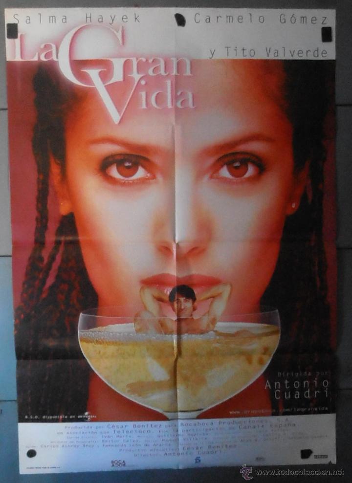 Cine: (13221)LA GRAN VIDA, CARTEL DE CINE ORIGINAL 70x100 APROX,CONSERVACION,VER FOTO