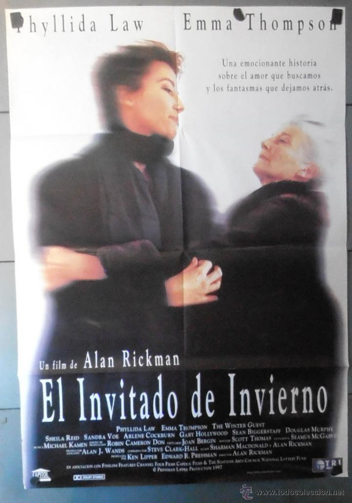 Cinema: (13224)EL INVITADO DE INVIERNO, CARTEL DE CINE ORIGINAL 70x100 APROX,CONSERVACION,VER FOTO