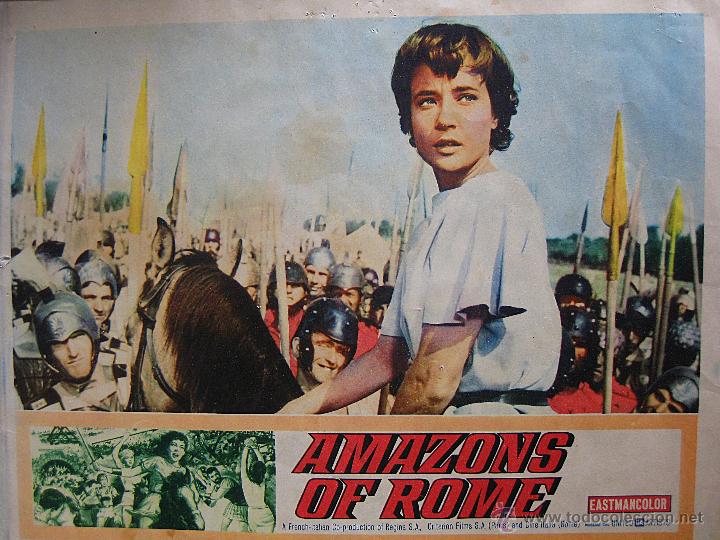 Cin&eacute;ma: Las v&iacute;rgenes de Roma Lote 8 Lobby card originales Estados Unidos  Le vergini di Roma 1961