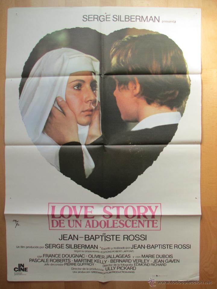 Cinema: CARTEL CINE, LOVE STORY DE UN ADOLESCENTE, JEAN-BAPTISTE ROSSI, 1977, C447