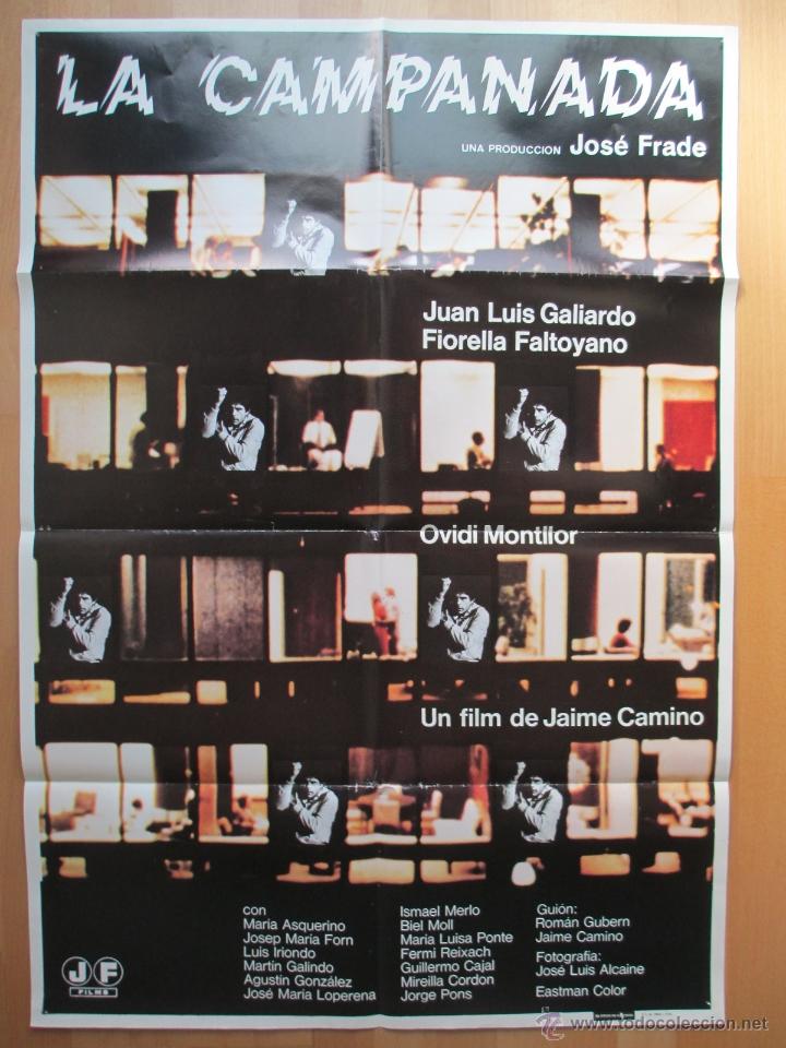Cinema: CARTEL CINE, LA CAMPANADA, JUAN LUIS GALIARDO, FIORELLA FALTOYANO, 1979, C465