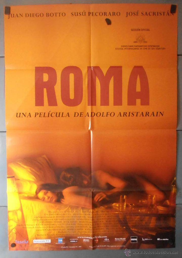 Cinema: (13272)ROMA, CARTEL DE CINE ORIGINAL 70x100 APROX,CONSERVACION,VER FOTO