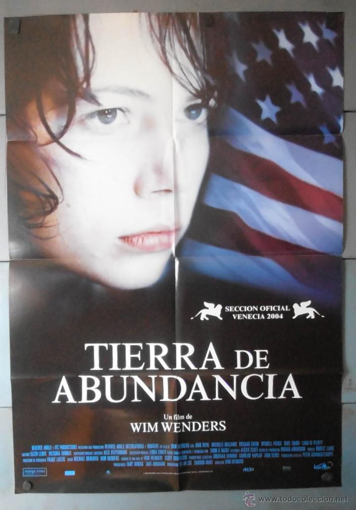 Cinema: (13277)TIERRA DE ABUNDANCIA, CARTEL DE CINE ORIGINAL 70x100 APROX,CONSERVACION,VER FOTO