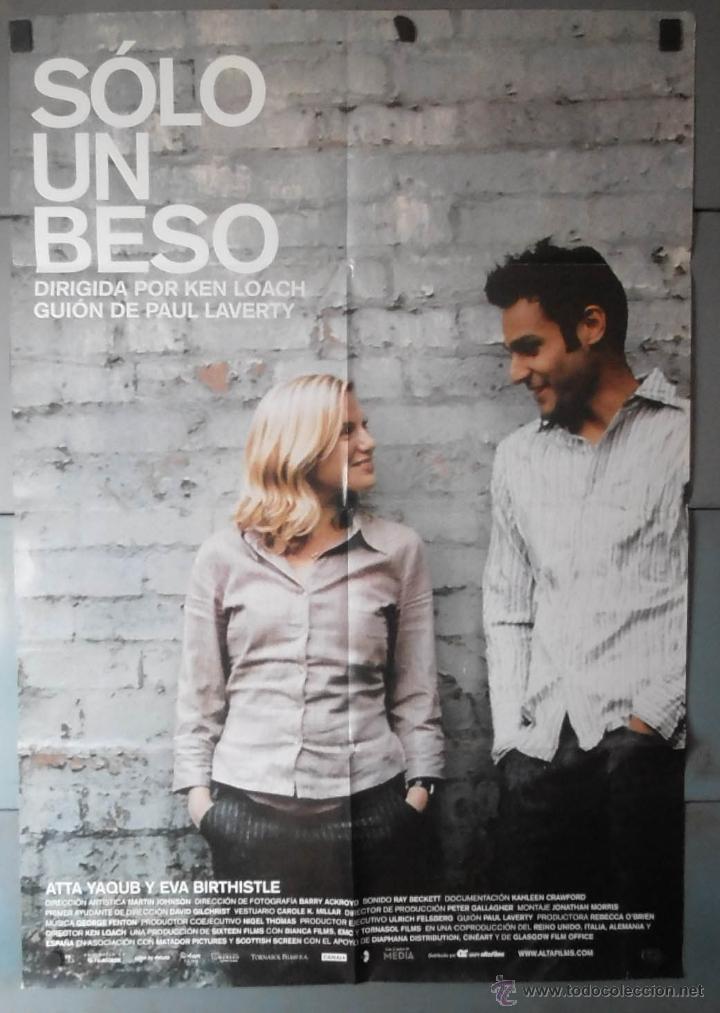 Cine: (13279)SOLO UN BESO, CARTEL DE CINE ORIGINAL 70x100 APROX,CONSERVACION,VER FOTO