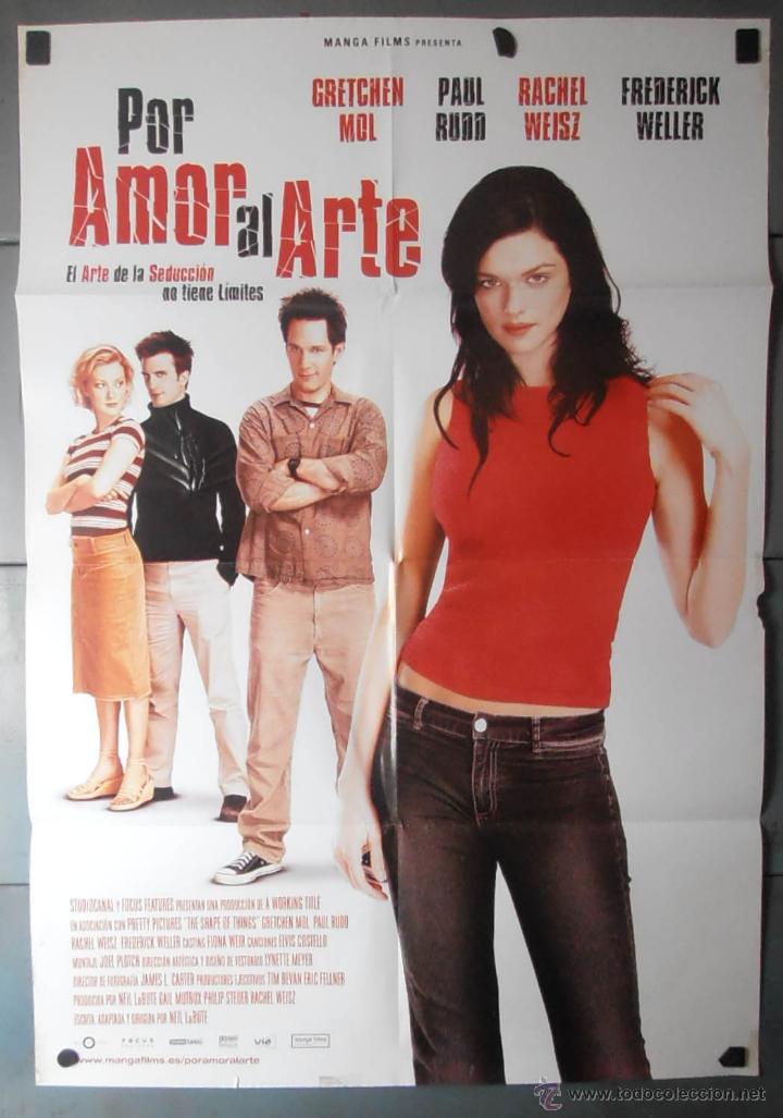 Cine: (13294)POR AMOR AL ARTE, CARTEL DE CINE ORIGINAL 70x100 APROX,CONSERVACION,VER FOTO