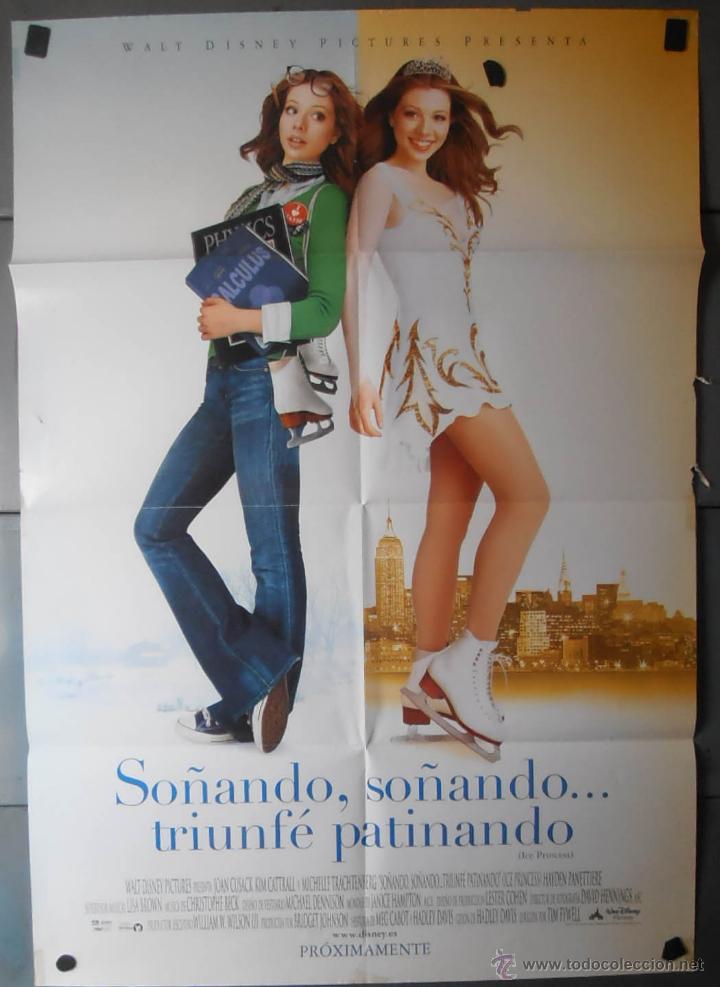 Cine: (13308)SO&Ntilde;ANDO, SO&Ntilde;ANDO...TRIUNFE PATINANDO, CARTEL DE CINE ORIGINAL 70x100 APROX,CONSERVACION,VER F
