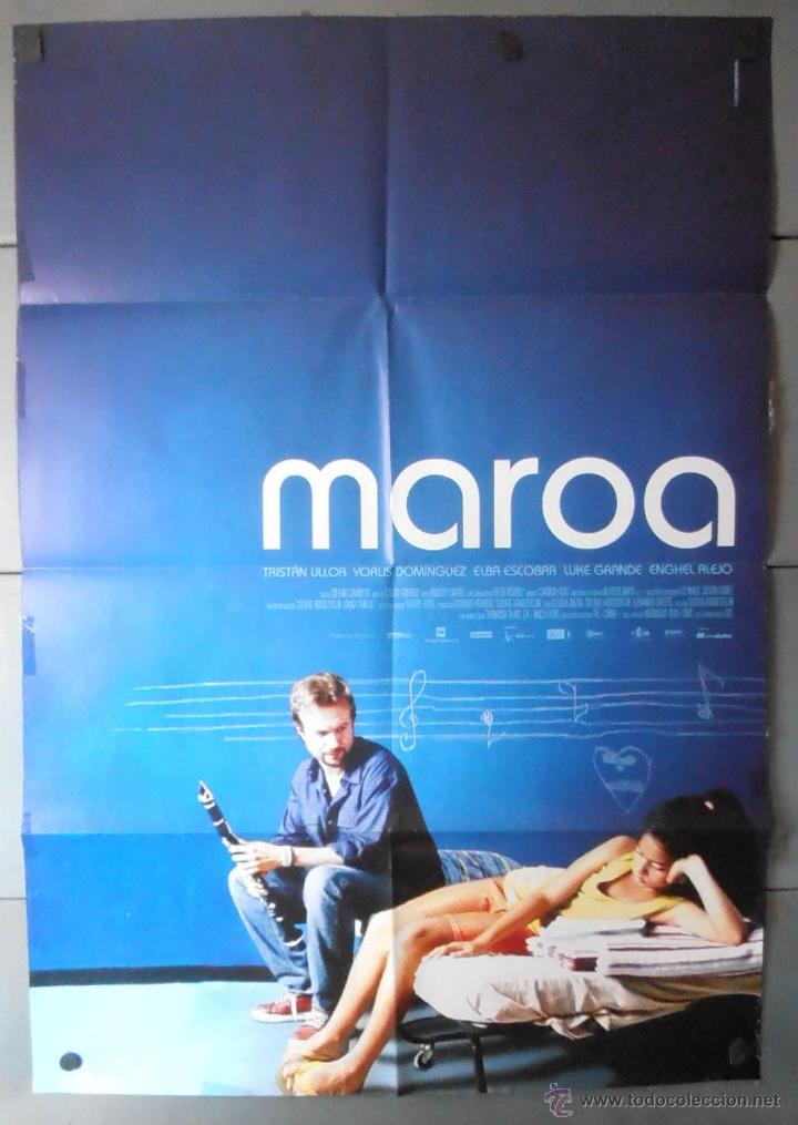 Cinema: (13309)MAROA, CARTEL DE CINE ORIGINAL 70x100 APROX,CONSERVACION,VER FOTO