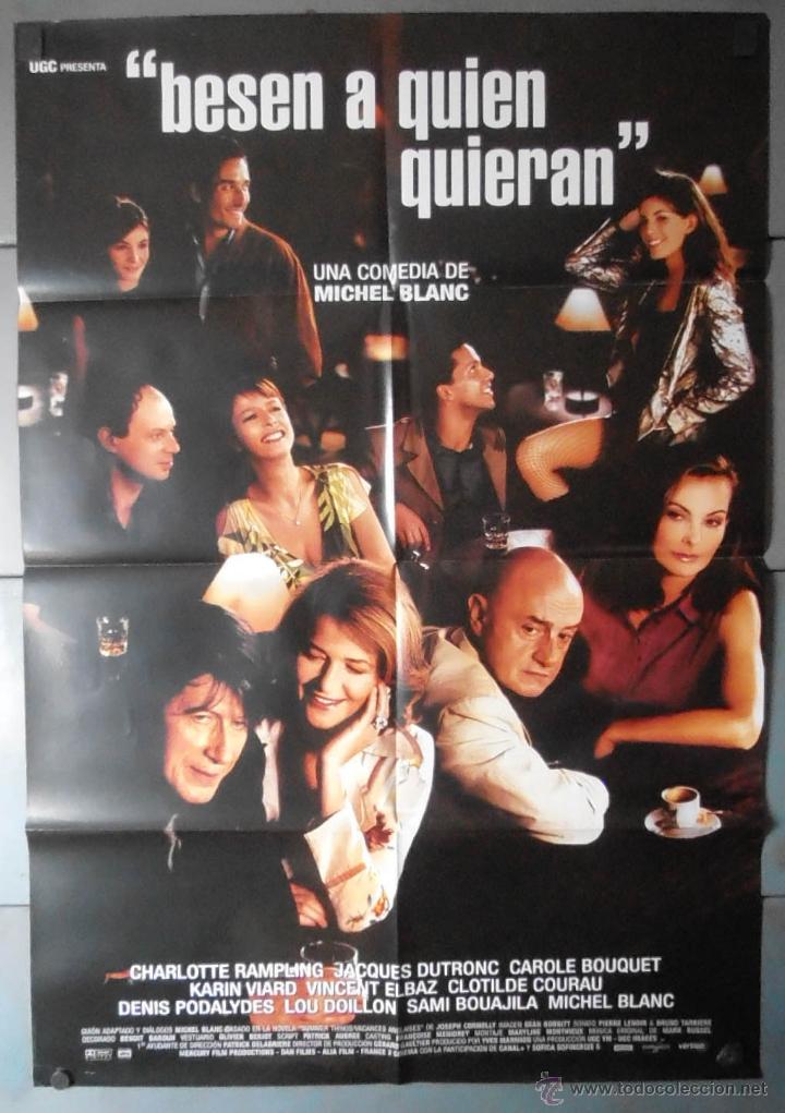 Cine: (13324)BESEN A QUIEN QUIERAN, CARTEL DE CINE ORIGINAL 70x100 APROX,CONSERVACION,VER FOTO