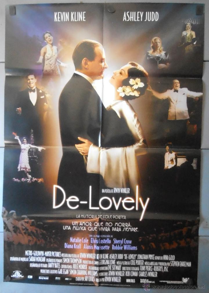 Cine: (13338)DE-LOVELY, CARTEL DE CINE ORIGINAL 70x100 APROX,CONSERVACION,VER FOTO