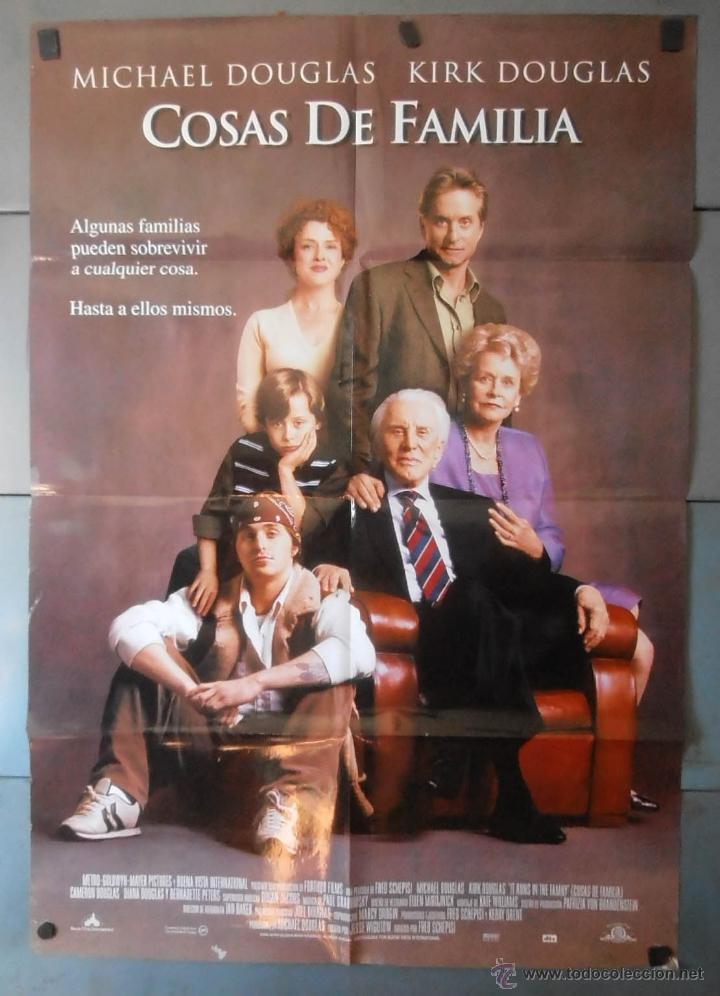 Cine: (13359)COSAS DE FAMILIA, CARTEL DE CINE ORIGINAL 70x100 APROX,CONSERVACION,VER FOTO