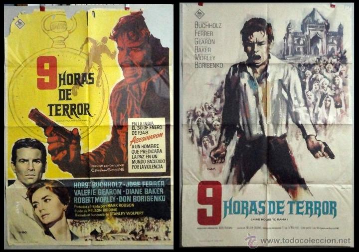 Cinema: 9 HORAS DE TERROR Dos POSTERS fechados el 62