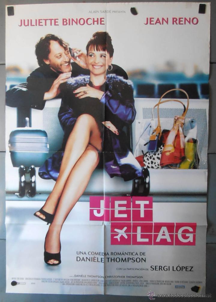Cine: (13374)JET LAG, CARTEL DE CINE ORIGINAL 70x100 APROX,CONSERVACION,VER FOTO
