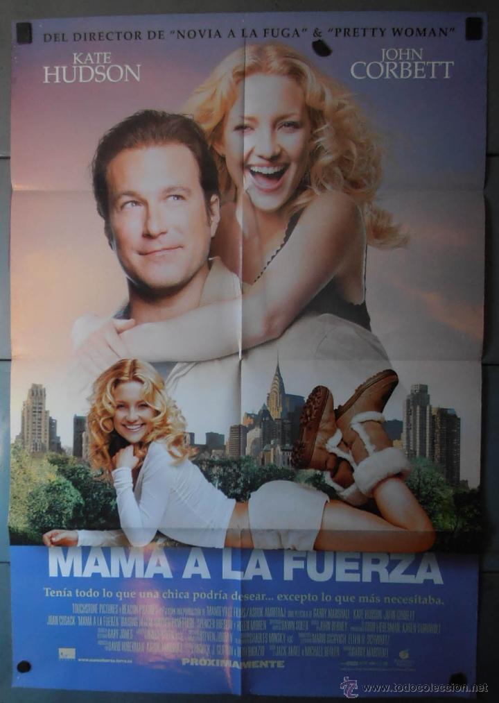 Cine: (13387)MAMA A LA FUERZA, CARTEL DE CINE ORIGINAL 70x100 APROX,CONSERVACION,VER FOTO