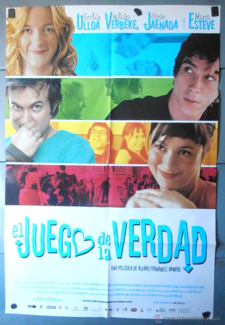 Cinema: (13434)EL JUEGO DE LA VERDAD, CARTEL DE CINE ORIGINAL 70x100 APROX,CONSERVACION,VER FOTO