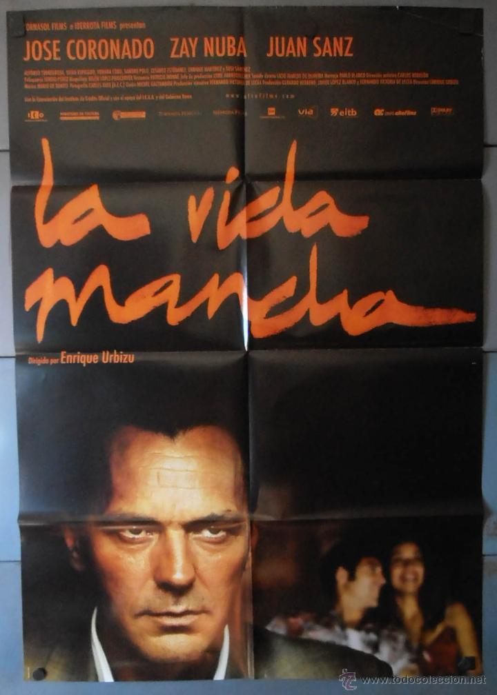 Cinema: (13448)LA VIDA MANDA, CARTEL DE CINE ORIGINAL 70x100 APROX,CONSERVACION,VER FOTO