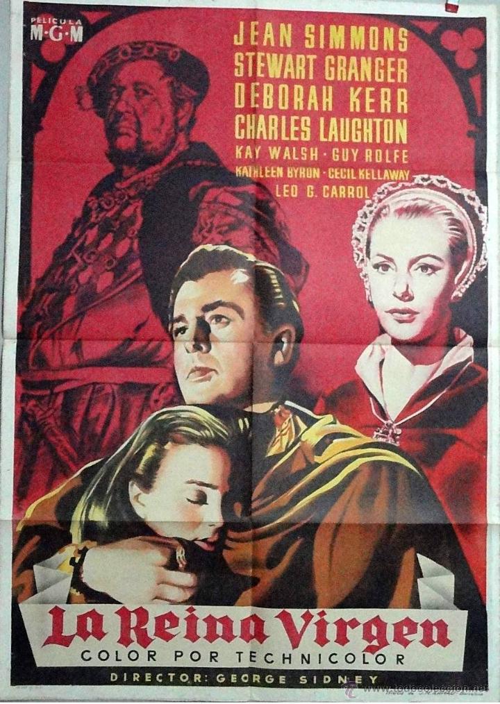 Kino: LA REINA VIRGEN   1953  JEAN SIMMONS++ STEWARD GRANGER  +++ LAUGHTHON