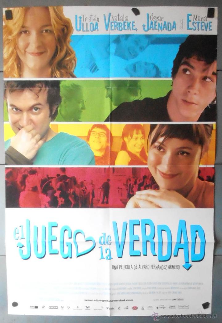 Cinema: EL JUEGO DE LA VERDAD,CARTEL DE CINE ORIGINAL 70x100 cm CON ALGUN DEFECTO A 1&euro;,VER FOTO (13162)