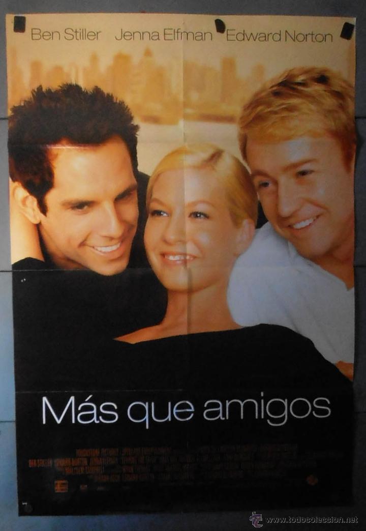 Cinema: MAS QUE AMIGOS,CARTEL DE CINE ORIGINAL 70x100 cm CON ALGUN DEFECTO A 1&euro;,VER FOTO (13210)