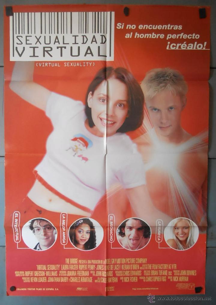 Cinema: SEXUALIDAD VIRTUAL,CARTEL DE CINE ORIGINAL 70x100 cm CON ALGUN DEFECTO A 1&euro;,VER FOTO (13252)
