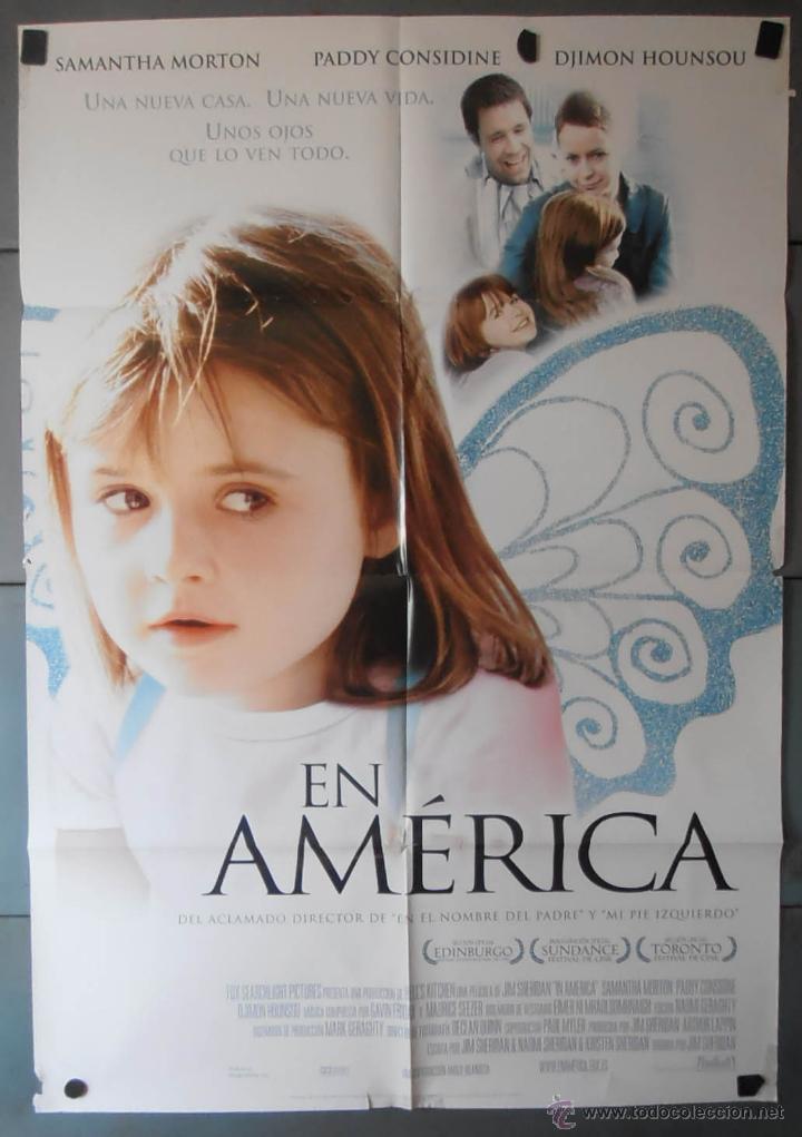 Cinema: EN AMERICA,CARTEL DE CINE ORIGINAL 70x100 cm CON ALGUN DEFECTO A 1&euro;,VER FOTO (13260)