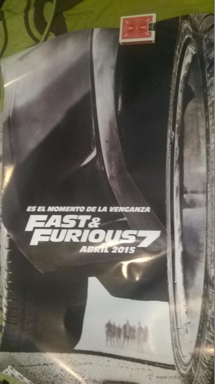 Cine: 2 Posters Fast & Furious 7 Originales - Foto 2