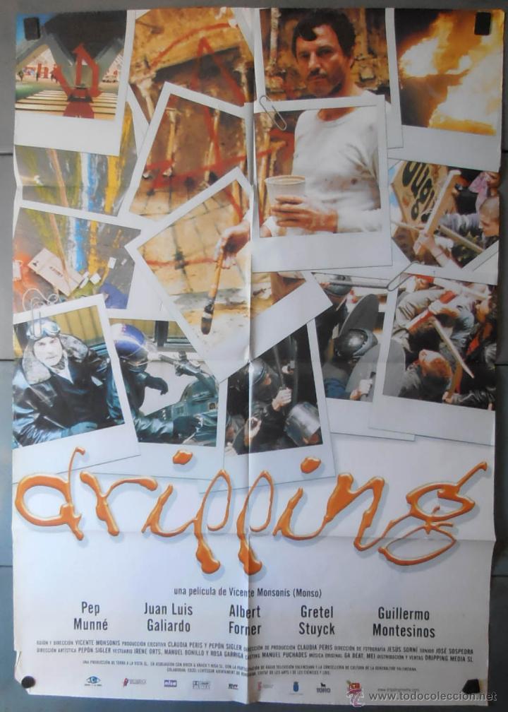 Cinema: DRIPPING,CARTEL DE CINE ORIGINAL 70x100 cm CON ALGUN DEFECTO A 1&euro;,VER FOTO (13375)