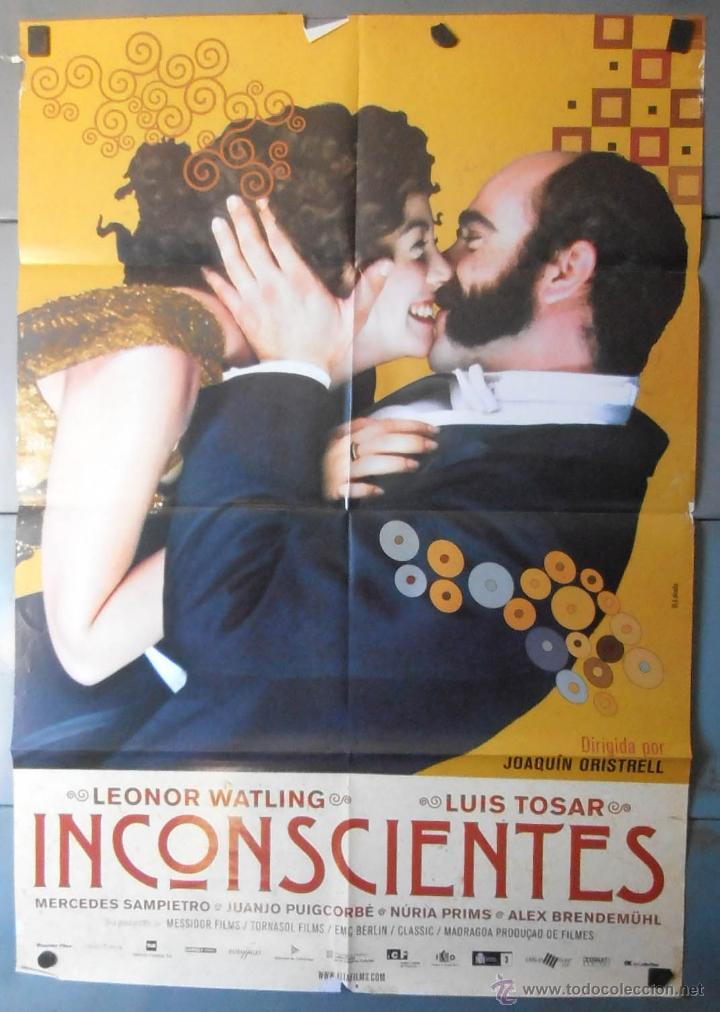 Cinema: INCONSCIENTES,CARTEL DE CINE ORIGINAL 70x100 cm CON ALGUN DEFECTO A 1&euro;,VER FOTO (13390)