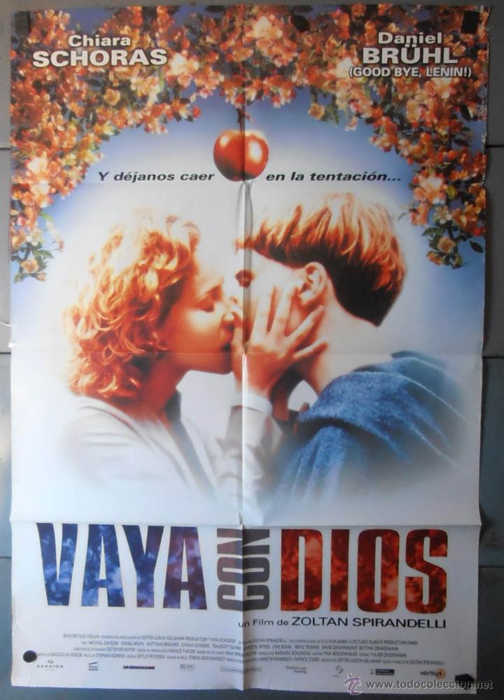 Cinema: VAYA CON DIOS,CARTEL DE CINE ORIGINAL 70x100 cm CON ALGUN DEFECTO A 1&euro;,VER FOTO (13395)