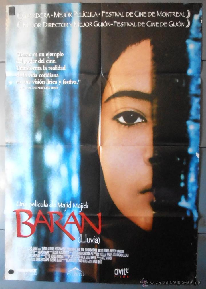 Cinema: BARAN,CARTEL DE CINE ORIGINAL 70x100 cm CON ALGUN DEFECTO A 1&euro;,VER FOTO (13400)