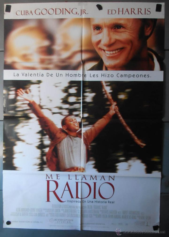 Cinema: ME LLAMAN RADIO,CARTEL DE CINE ORIGINAL 70x100 cm CON ALGUN DEFECTO A 1&euro;,VER FOTO (13402)