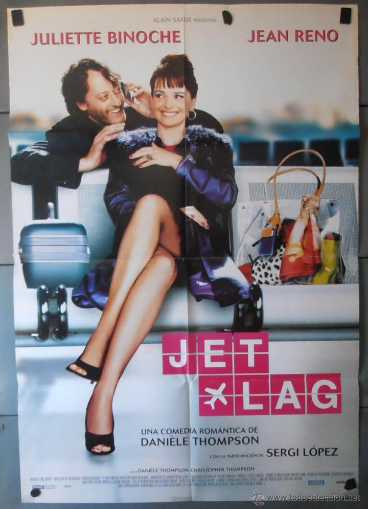 Cine: JET LAG,CARTEL DE CINE ORIGINAL 70x100 cm CON ALGUN DEFECTO A 1&euro;,VER FOTO (13446)