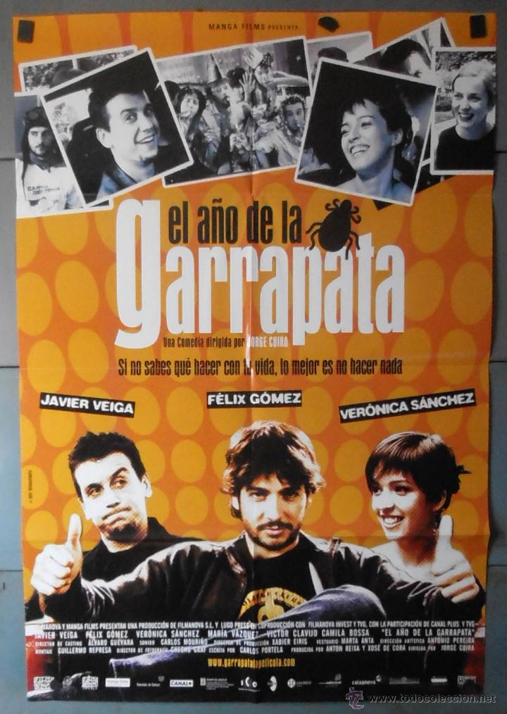 Cinema: EL A&Ntilde;O DE LA GARRAPATA, CARTEL DE CINE ORIGINAL 70x100 APROX (13157)