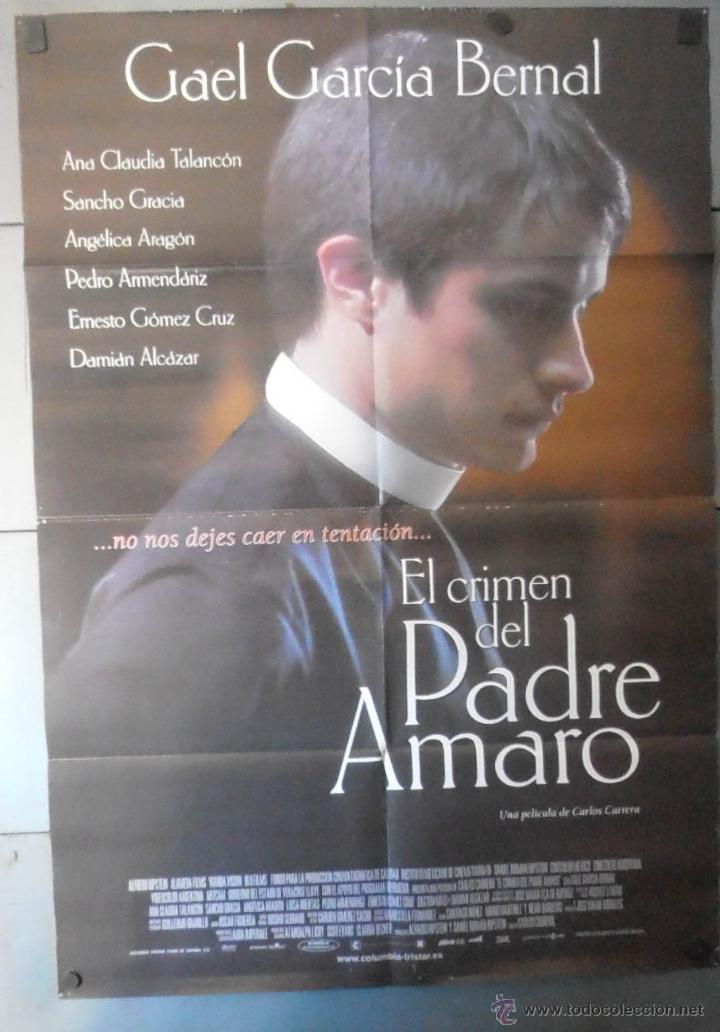 Cinema: EL CRIMEN DEL PADRE AMARO, CARTEL DE CINE ORIGINAL 70x100 APROX (13204)