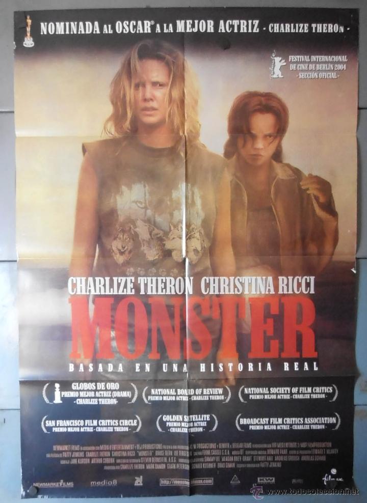 Cinema: MONSTER, CARTEL DE CINE ORIGINAL 70x100 APROX (13269)
