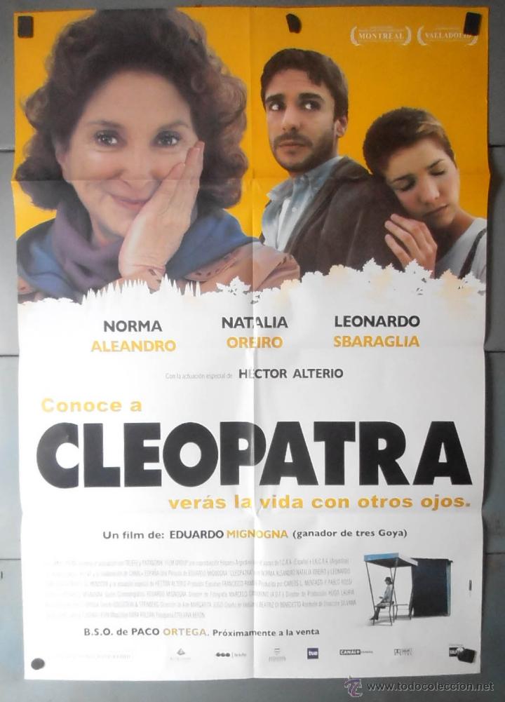 Cine: CLEOPATRA, CARTEL DE CINE ORIGINAL 70x100 APROX (13289)
