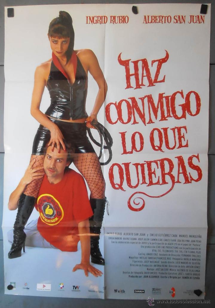 Cinema: HAZ CONMIGO LO QUE QUIERAS, CARTEL DE CINE ORIGINAL 70x100 APROX (13349)