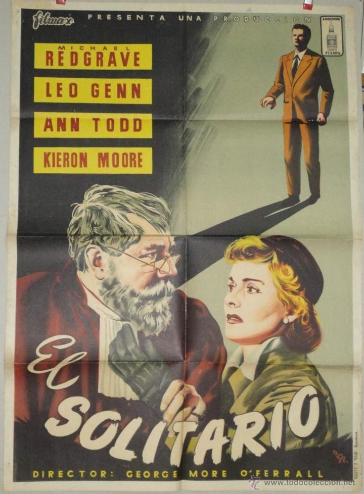 Cinema: EL SOLITARIO LEO GEN REDGRAVE LITOGRAFIA