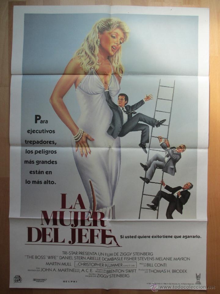 Cinema: CARTEL CINE, LA MUJER DEL JEFE, DANIEL STERN, ARIELLE DOMBASLE, 1986, C504