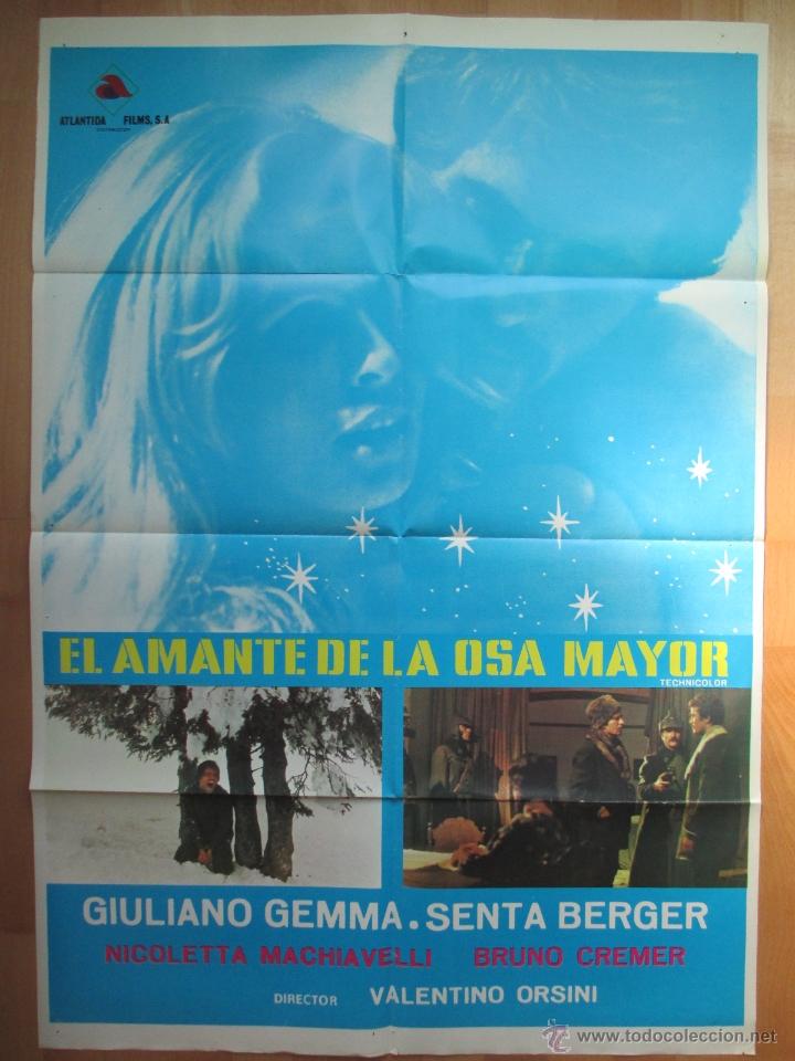 Cinema: CARTEL CINE, EL AMANTE DE LA OSA MAYOR, GIULIANO GEMMA, SENTA BERGER, C555
